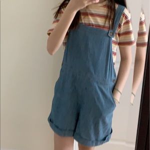 short pant overalls
